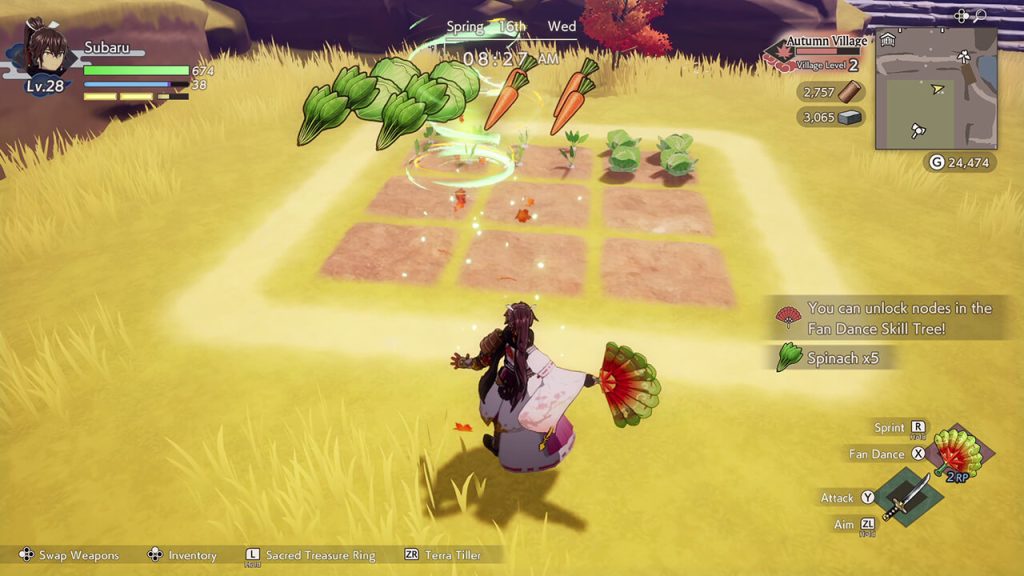 Rune Factory: Guardians of Azuma NSP ROM v1.1.1 Download screenshot