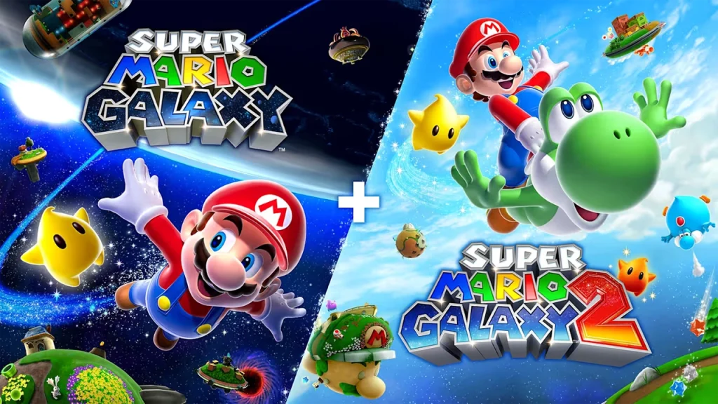 Super Mario Galaxy + Super Mario Galaxy 2 NSP ROM v1.3.1 Download screenshot